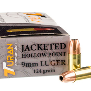 TURAN AMMO 9MM LUGER 124GR HOLLOW POINT